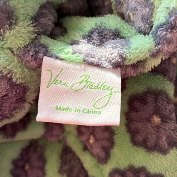 Vera Bradley Nomadic Blossoms Fleece Travel Pillow Throw Blanket 45”x60” - Picture 2 of 6